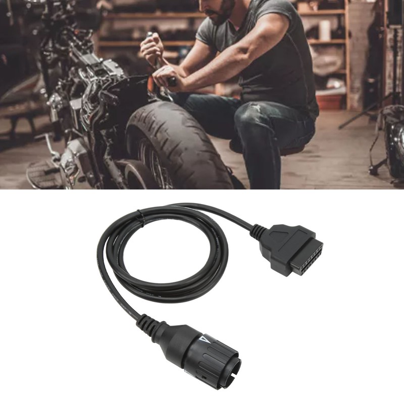 1.5m 10Pin Male To 16Pin Female OBD2 Adapter Cable OBD