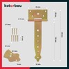 KOTARBAU Cross Hinge 200 mm Pack of 2 Shutter Hinge