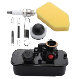FanPaYY Briggs & Stratton Carburetor and Tank Kit with Spark Plugs, Springs, Air Filter, Primer Bulb 795469 794147 498809 795477 494406 498809A