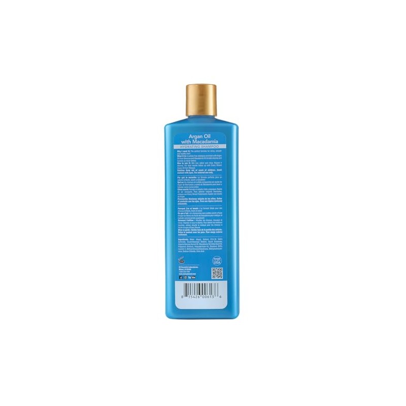 Every Strand Shampoo Hidratante con Aceite de Argan con Macadamia