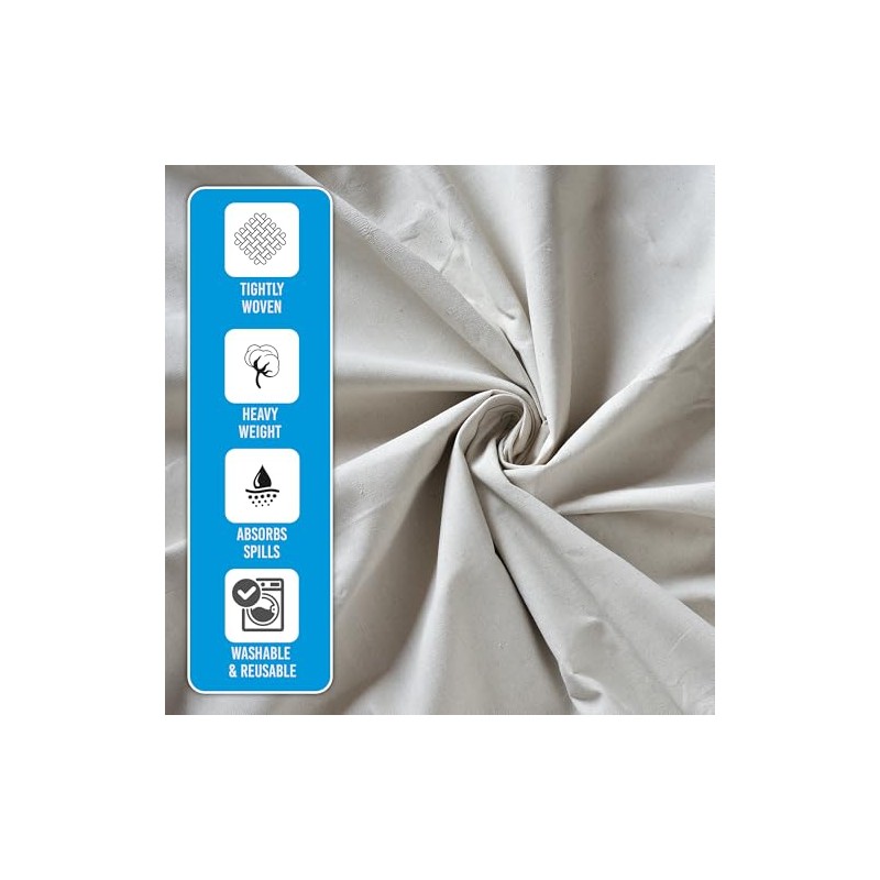 Canvas Drop Cloth - Durable Protection for Painting and Home