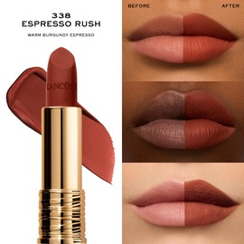 Lancôme L'Absolu Rouge Drama Matte Lipstick - Bold Matte Finish - Lasting Comfort & Hydration - 338 Espresso Rush