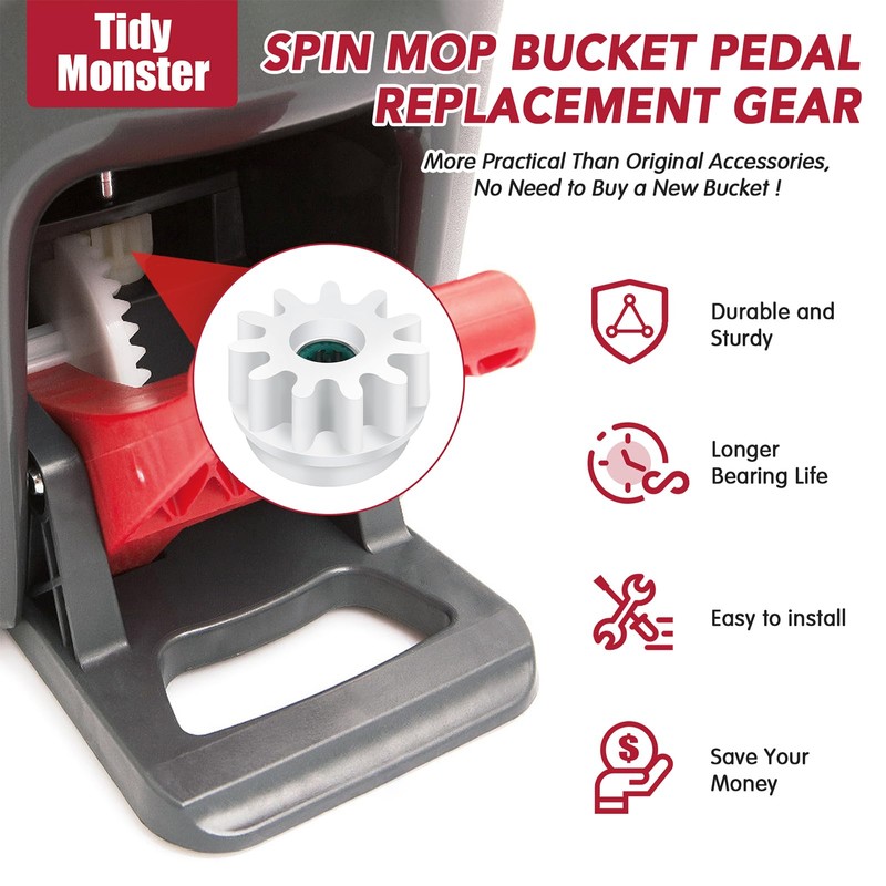 Pedal Bearing Replacement for OCedar Mop Bucket - Easy Fix