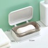 Itisyou Soap Box Portable Soap Case with Lid and Drainer,