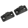 2PCS Sun Visor Mount Bracket Clip 94473143900 Black Compact Structure
