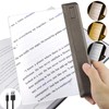LUXSWAY Rechargeable 3X Full Page Magnifier for Reading,Magnifying Glass with