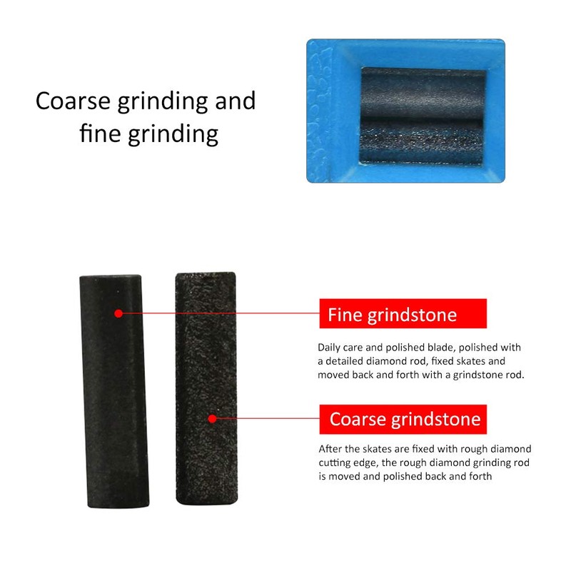 RiToEasysports Ice Skate Blade Sharpener Ball Knife Skate Sharpener Grindstone