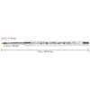PANA 3D Kolinsky Nail Art Brush - Silver Glitter Handle,