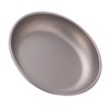 Pure Titanium Saucer Dishes Outdoor Tableware Camping Hiking Plates Cutlery