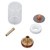 1 Set 5Pcs TIG Welding Torch Glass Cup Electrode Clamp