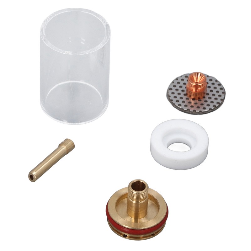 1 Set 5Pcs TIG Welding Torch Glass Cup Electrode Clamp