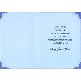 Designer Greetings Apple Pie and Honey on Blue Rosh Hashanah/Jewish New Year Card for Aunt and Uncle