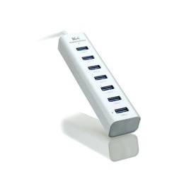 Kingwin KWZ-700 Aluminum 6-Port USB 3.0 Hub +1 IQ Smart Charging Port