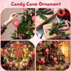 JKJG 14PCS Candy Cane Christmas Decorations, Plastic Candy Canes &
