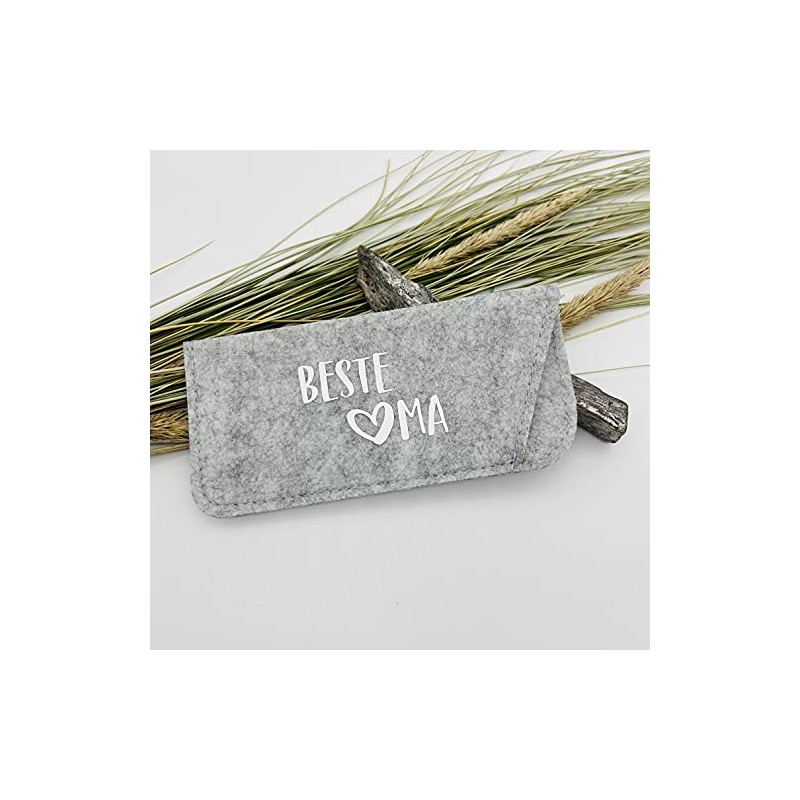 NeLi Glasses Case – Best Grandma – Felt Gift Idea,