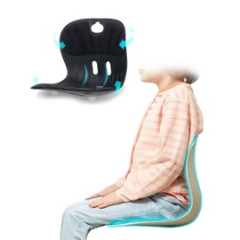 curble Kids, Back Support, Ergonomic Designed Posture Corrector for Children (Black)