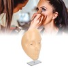 5D Silicone Makeup Practice Face Teaching Face Eye Cosmetic Mannequin