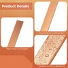 4 PCS Flat Copper Bars - C110 Copper Bus Bar,