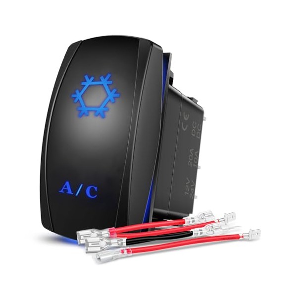 Nilight Nilight A/C Rocker Switch Led Light Bar 5 Pin