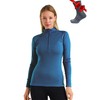 Merino Wool Base Layer Women - 100% Merino Half Zip