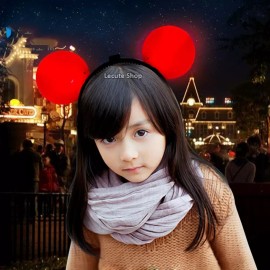 Led 10 Diademas Mickey Raton Luminosa Led Luz Varios Colores