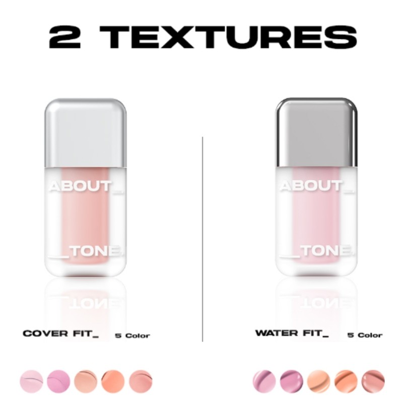 ABOUT TONE Skin Layer Fit blusher 5g, Shade:W01 Pink Bloom