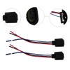 Qblahip Set of 2 9008 H13 Headlight Bulb Harness Socket