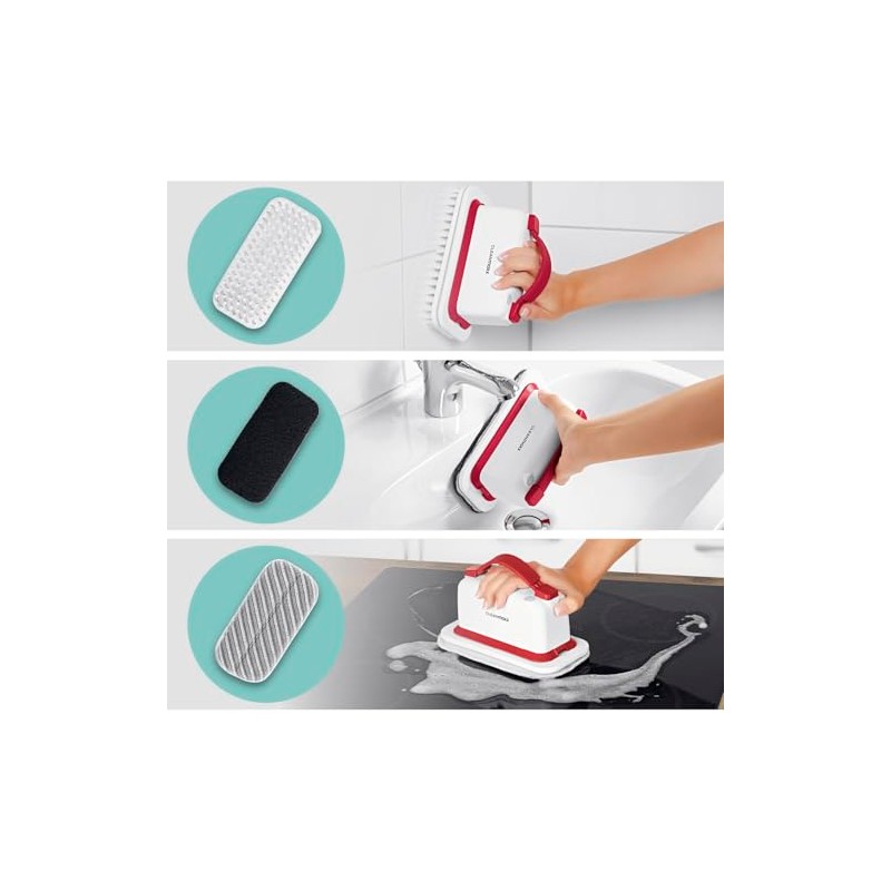 CLEANmaxx 3 Different Attachments, Cleaning Attachments for Effortless Cleaning and