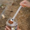 ATiAP - Cuchara de titanio de mango largo, cuchara de