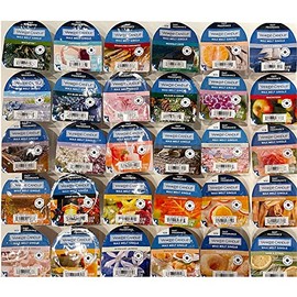 Yankee Candle Set of 6 Tarts/Wax Melt Singles Variety Sampler Pack - Randomly Mixed Scents (Basic)