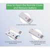 HUIYEETEX 15 Channel Wireless RF Controller for Motorized Roller Shades,