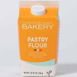 Fine French Pastry Flour, by Dominique Ansel & Grands Moulins De Paris,T55 Soft White Wheat Flour From France, Ideal for Baking Pancakes, Sponge Cakes and Light and Airy Pastries, 1.65lb Carton