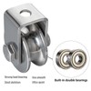 SHINICO Cable Pulley Wheel Heavy Duty Wall Mount, Duplex Bearings,