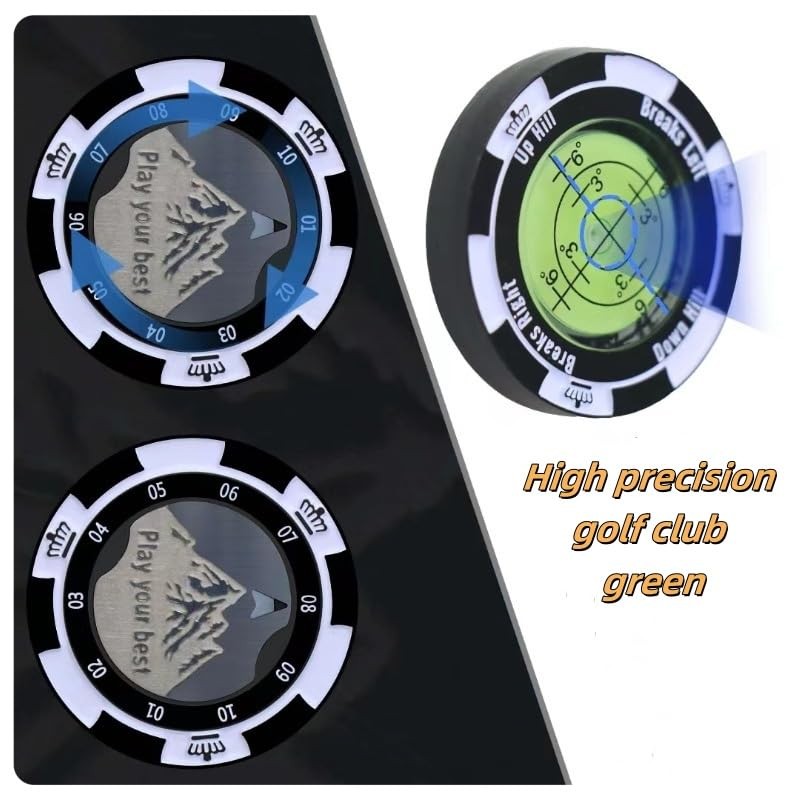 ZMShenMa 1 Pcs Golf Cap Clip Ball Marking With High-Precision