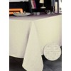 CALITEX 3372360502904 Rectangular Polyester Tablecloth, polyester, off-white, 250x150 cm