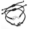 Setoftwo Yin Yang Matching Bracelets for Couples Tai Chi BFF