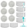 eefaYIYIFA 12 Pack Steam Mop Replacement Pads, Washable Microfiber Scrub