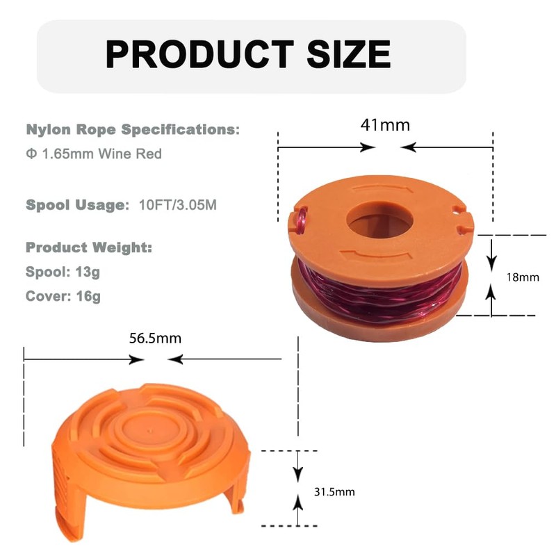 5 Pcs Strimmer Spool, Strimmer Spool Line Strimmer Wire Replacement