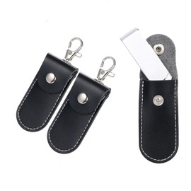 YIUWLMN 3Pcs Flash Drive Case USB Storage Case USB Flash Drive PU Leather Case USB Protective Case for Protecting Your USB Flash Drive and Easy Storage