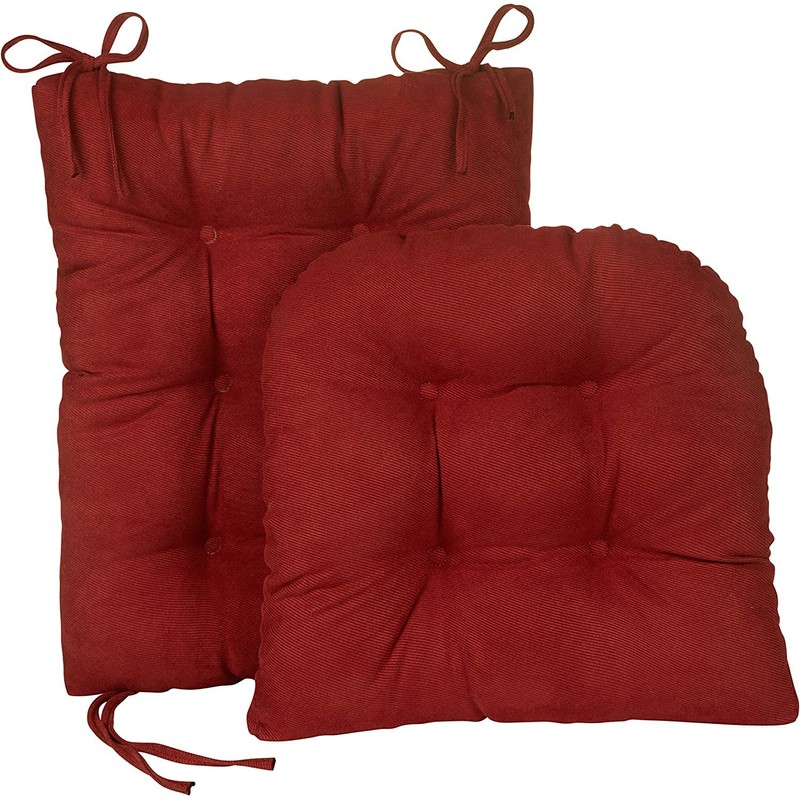 Klear Vu Omega Non-Slip Rocking Chair Cushion, Assembled in USA,