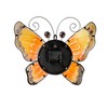 Evergreen Metal and Glass Shaped Wall Clock, Butterfly