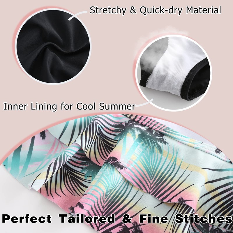 Aisyee Big Girls Two Piece Swimsuits Bikini Bathing Suit for