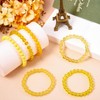 Spritewelry 6pcs 8mm Stretch Beaded Bracelet for Women Men Glass