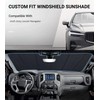 Pigenius Windshield Sun Shade for Lincoln Navigator 2018-2025. Reflective Aluminum
