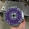 ESPTRS Arrow Welding Magnet, Purple, Metal Construction, 28 LBS Holding