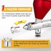NEOECO SJ83 Airbrush, Self-Centring Plug-in Nozzle，0.2, 0.3 & 0.5mm Nozzle