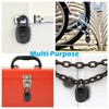 Prezlock Fingerprint Padlock with Key Backup, 2keys, Smart Padlock with