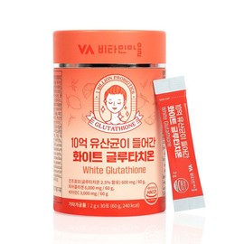 Vitamin Village 비타민마을 10억 유산균이 들어간 화이트 글루타치온 1박스 30포 Vitamin Village 1 Box of White Glutathione with 1 Billion Probiotics - 30 Sachets