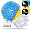 Urinal Screen Deodorizer (12 Pack) Urinal Mats Anti-Splash Toilet Smell