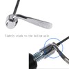 Quick Release Skewer and Front Wheel Riser Block for Bike